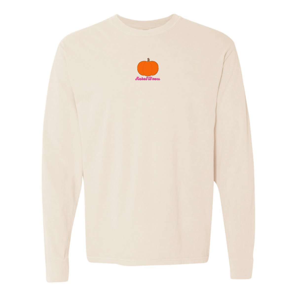 Make It Yours™ Pumpkin Comfort Colors Long Sleeve T - Shirt - United Monograms
