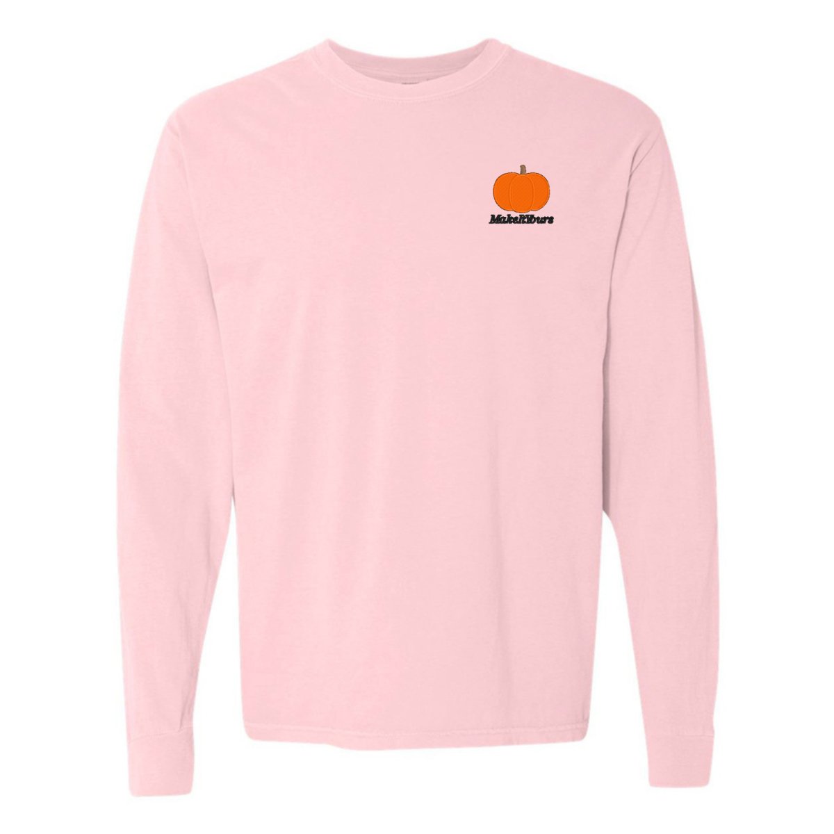 Make It Yours™ Pumpkin Comfort Colors Long Sleeve T - Shirt - United Monograms