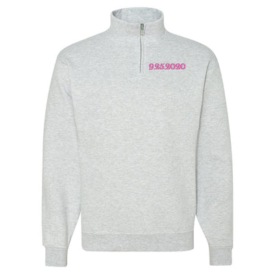 Make It Yours™ Quarter Zip Sweatshirt - United Monograms