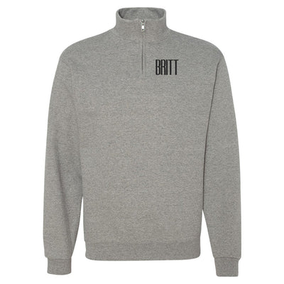 Make It Yours™ Quarter Zip Sweatshirt - United Monograms