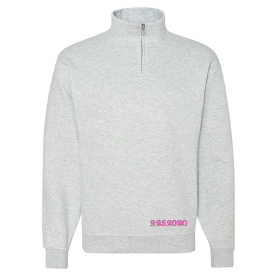 Make It Yours™ Quarter Zip Sweatshirt - United Monograms