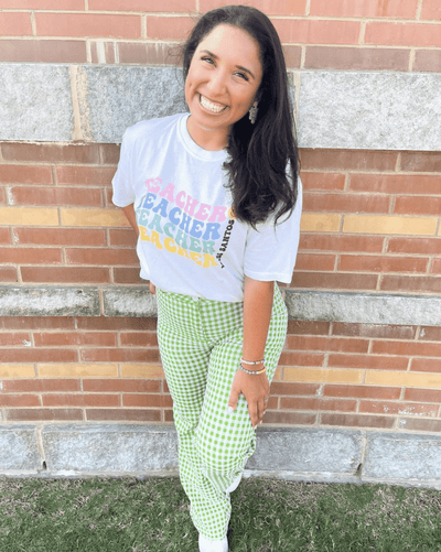 Make It Yours™ 'Retro Teacher' T-Shirt - United Monograms