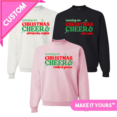 Make It Yours™ 'Running On...' Crewneck Sweatshirt - United Monograms