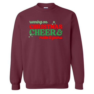 Make It Yours™ 'Running On...' Crewneck Sweatshirt - United Monograms