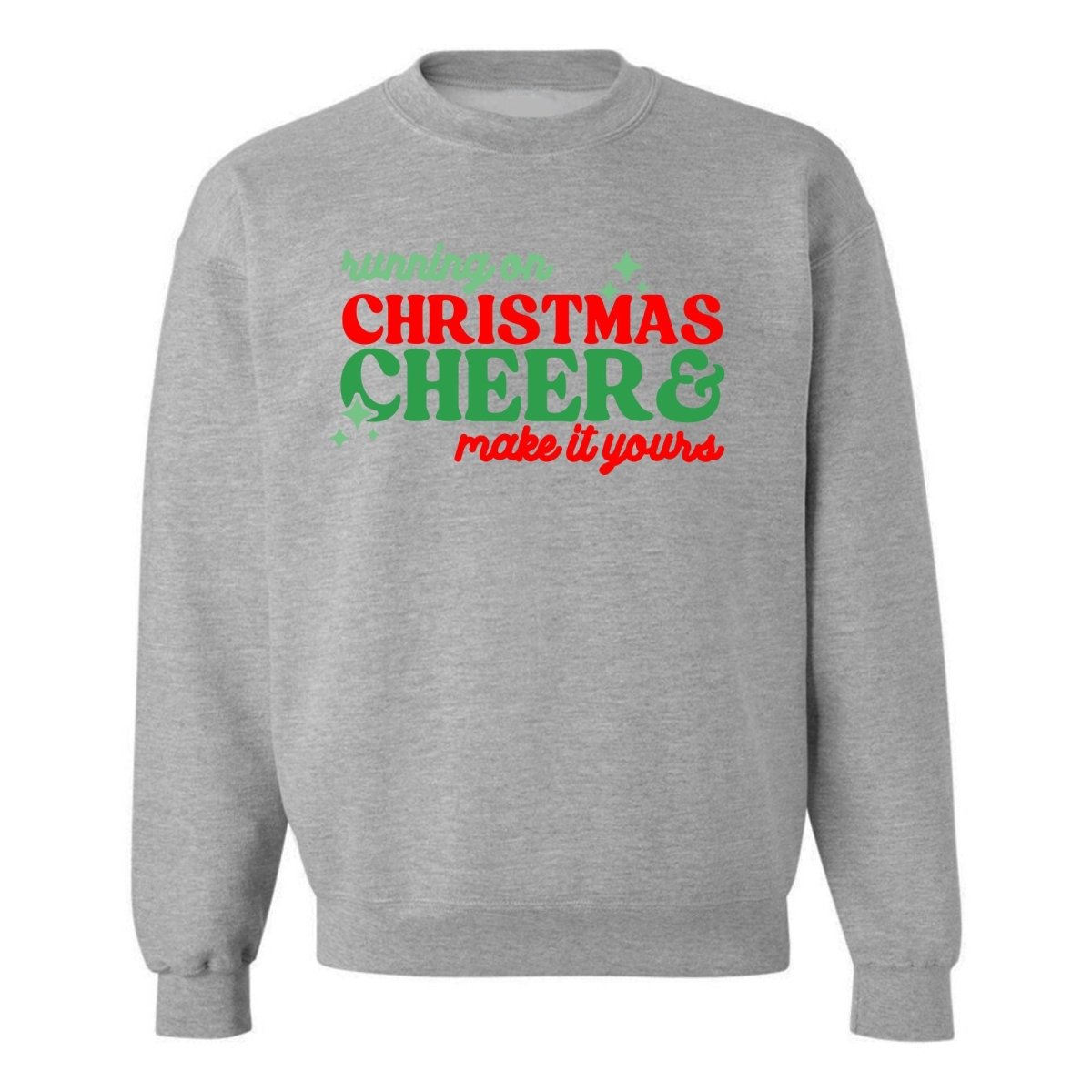 Make It Yours™ 'Running On...' Crewneck Sweatshirt - United Monograms