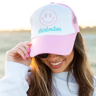 Make It Yours™ 'Smiley Face' Trucker Hat - United Monograms