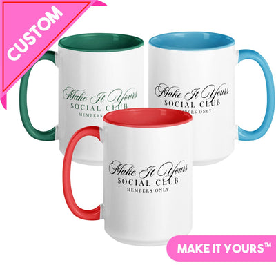Make It Yours™ 'Social Club' Coffee Mug - United Monograms