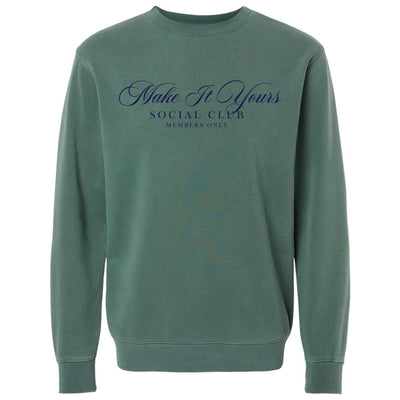 Make It Yours™ 'Social Club' Cozy Crew - United Monograms