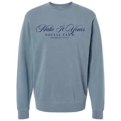 Make It Yours™ 'Social Club' Cozy Crew - United Monograms