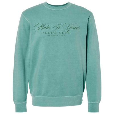 Make It Yours™ 'Social Club' Cozy Crew - United Monograms