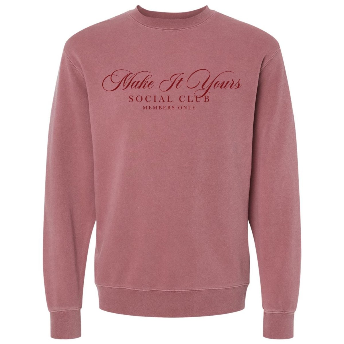 Make It Yours™ 'Social Club' Cozy Crew - United Monograms