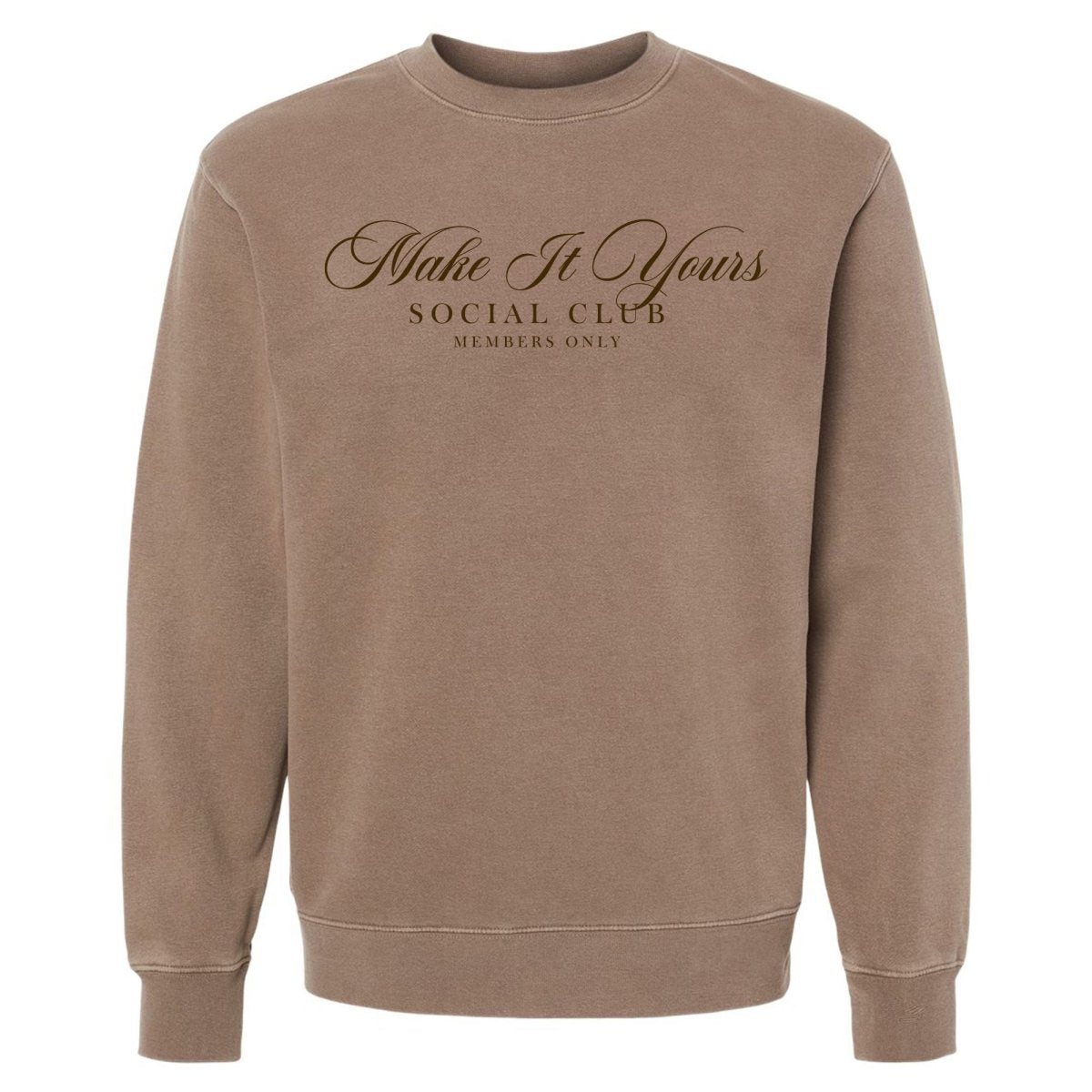 Make It Yours™ 'Social Club' Cozy Crew - United Monograms