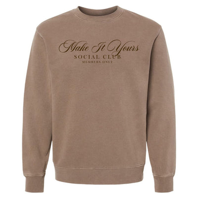 Make It Yours™ 'Social Club' Cozy Crew - United Monograms