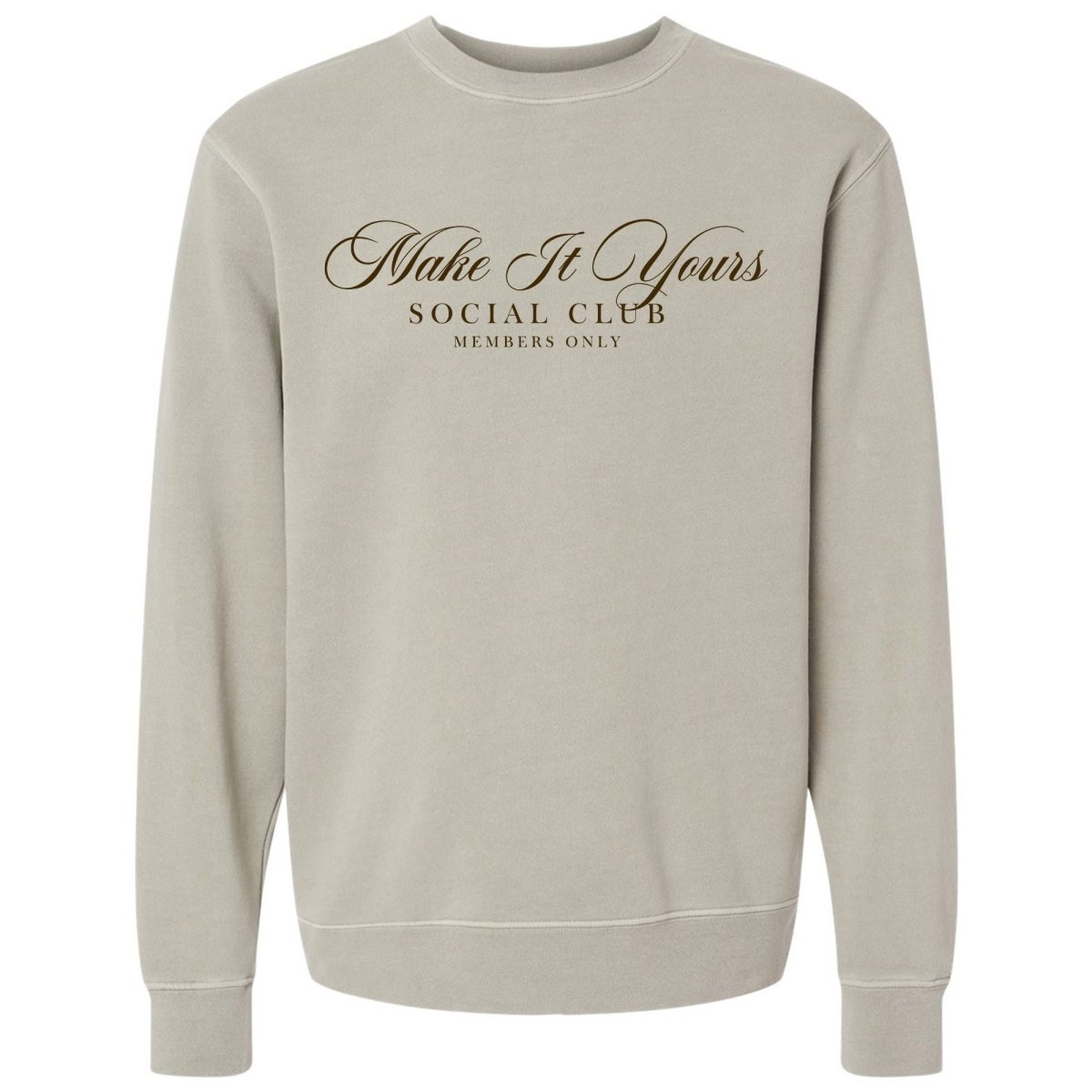 Make It Yours™ 'Social Club' Cozy Crew - United Monograms