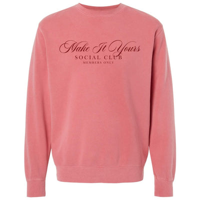 Make It Yours™ 'Social Club' Cozy Crew - United Monograms