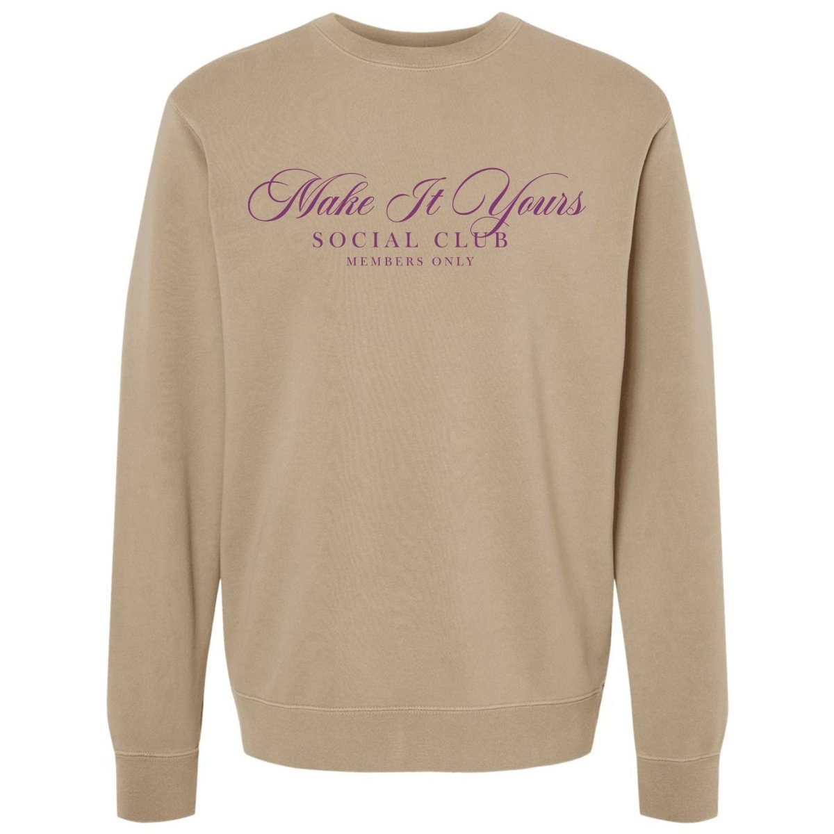 Make It Yours™ 'Social Club' Cozy Crew - United Monograms