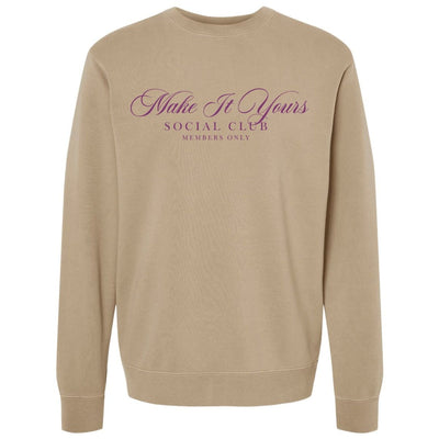 Make It Yours™ 'Social Club' Cozy Crew - United Monograms