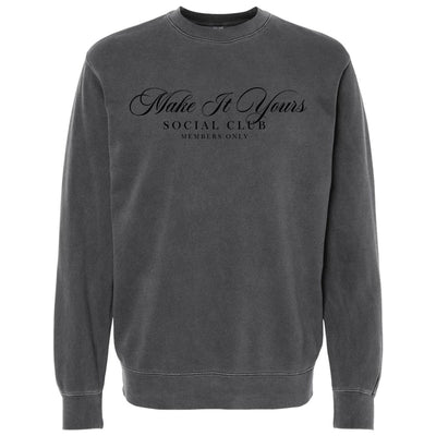 Make It Yours™ 'Social Club' Cozy Crew - United Monograms