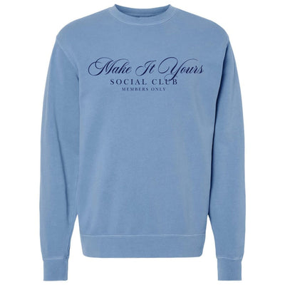 Make It Yours™ 'Social Club' Cozy Crew - United Monograms