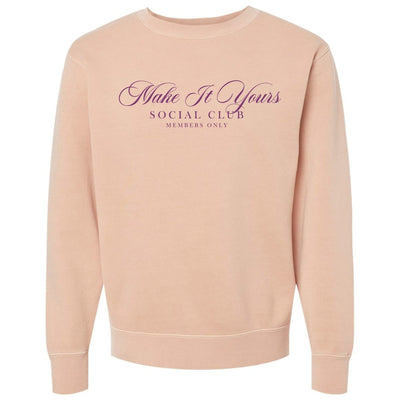 Make It Yours™ 'Social Club' Cozy Crew - United Monograms
