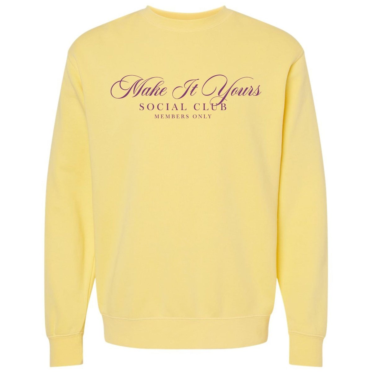 Make It Yours™ 'Social Club' Cozy Crew - United Monograms