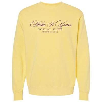 Make It Yours™ 'Social Club' Cozy Crew - United Monograms
