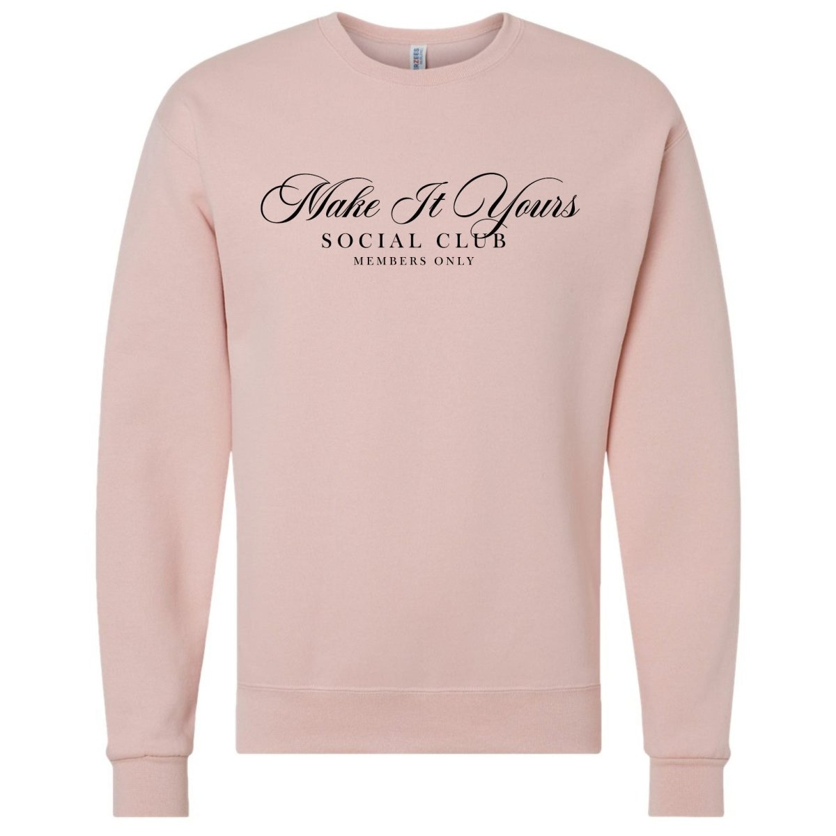 Make It Yours™ 'Social Club' Crewneck Sweatshirt - United Monograms