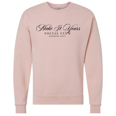 Make It Yours™ 'Social Club' Crewneck Sweatshirt - United Monograms