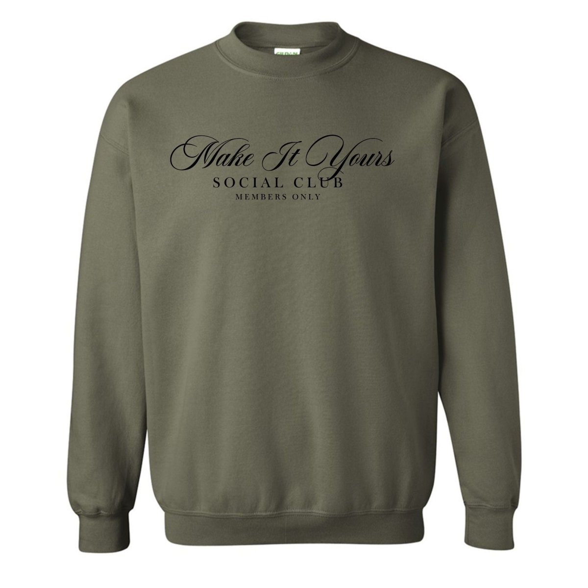 Make It Yours™ 'Social Club' Crewneck Sweatshirt - United Monograms