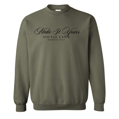 Make It Yours™ 'Social Club' Crewneck Sweatshirt - United Monograms