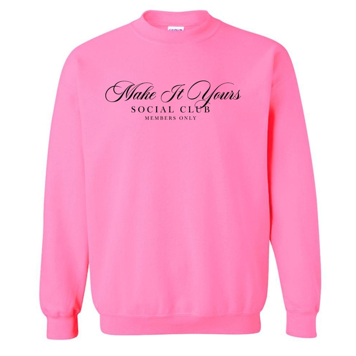 Make It Yours™ 'Social Club' Crewneck Sweatshirt - United Monograms