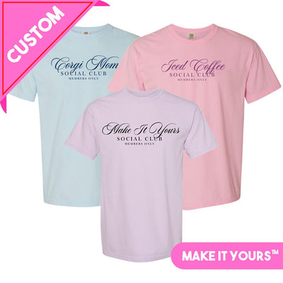 Make It Yours™ 'Social Club' T-Shirt - United Monograms