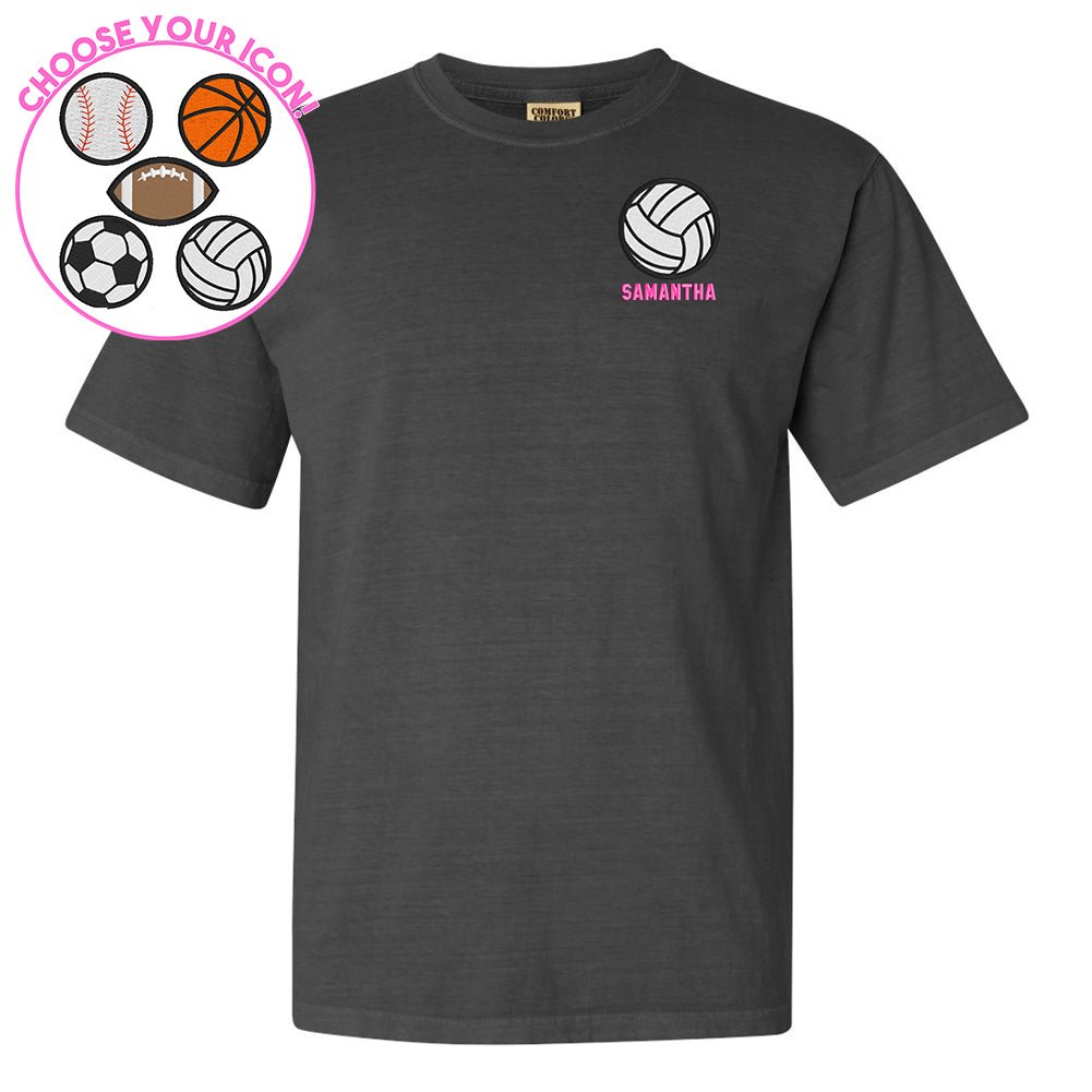 Make It Yours™ Sports Icon Comfort Colors T-Shirt - United Monograms