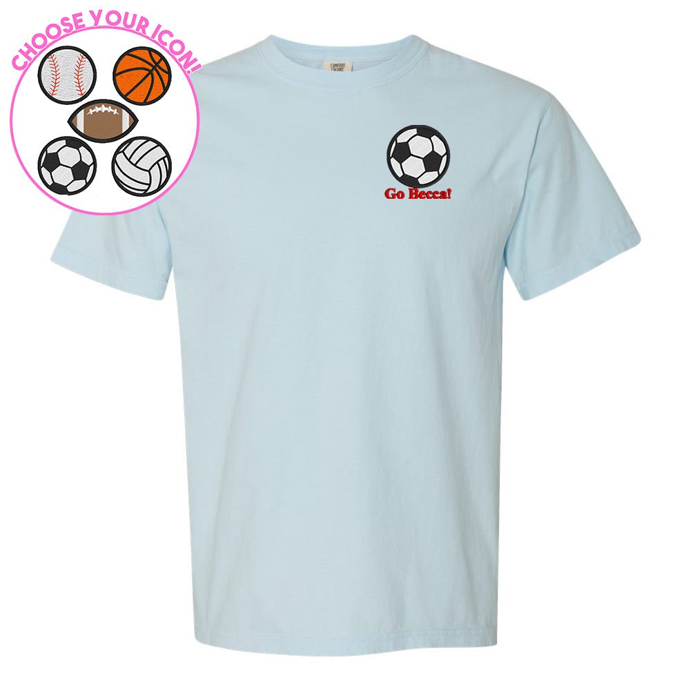 Make It Yours™ Sports Icon Comfort Colors T-Shirt - United Monograms