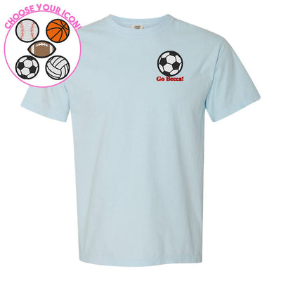Make It Yours™ Sports Icon Comfort Colors T-Shirt - United Monograms