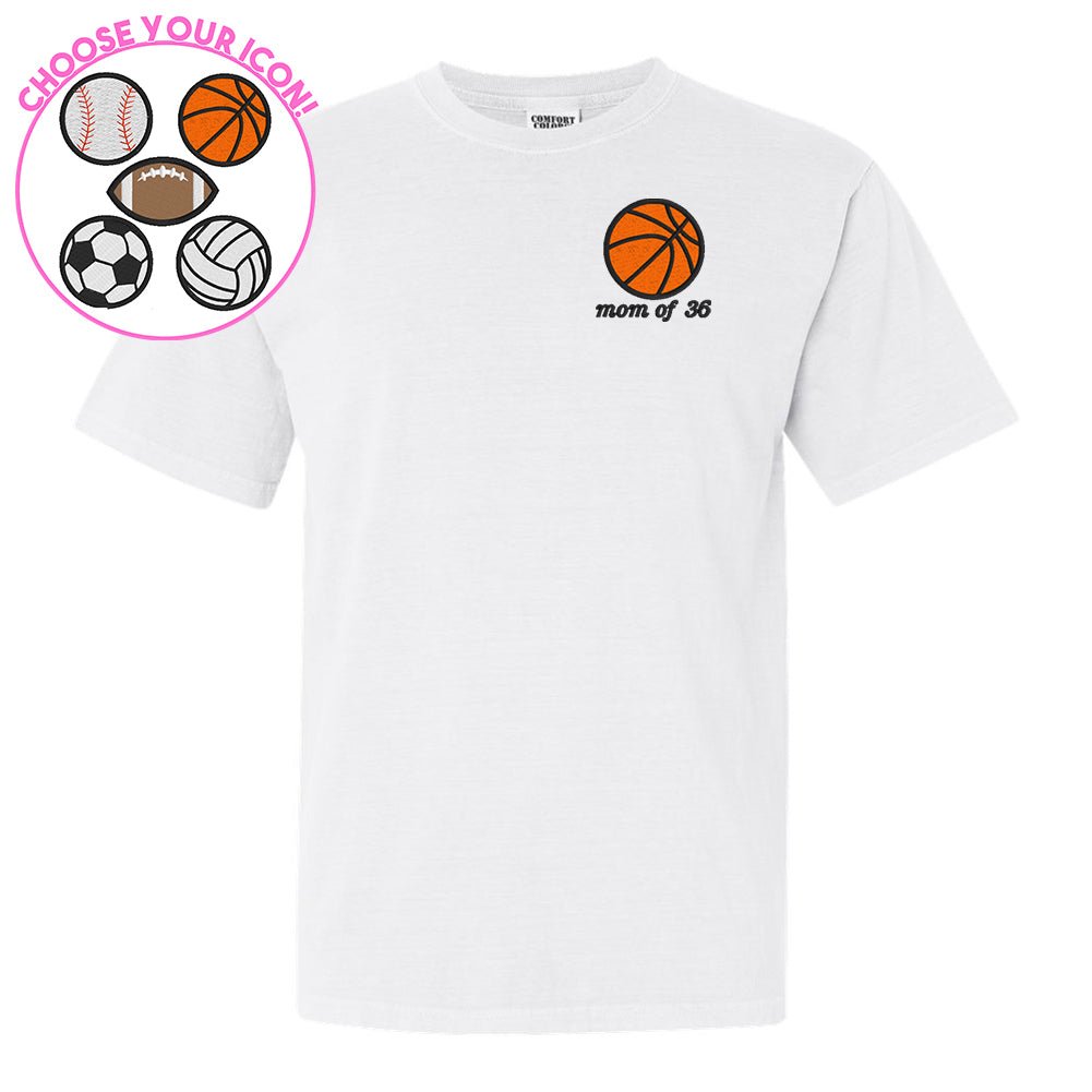 Make It Yours™ Sports Icon Comfort Colors T-Shirt - United Monograms