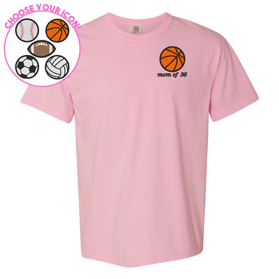 Make It Yours™ Sports Icon Comfort Colors T-Shirt - United Monograms