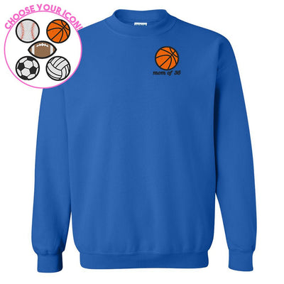 Make It Yours™ Sports Icon Crewneck Sweatshirt - United Monograms