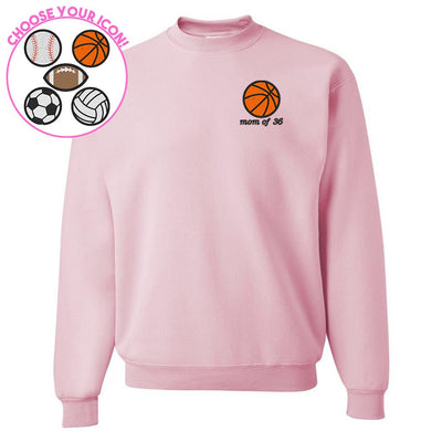 Make It Yours™ Sports Icon Crewneck Sweatshirt - United Monograms