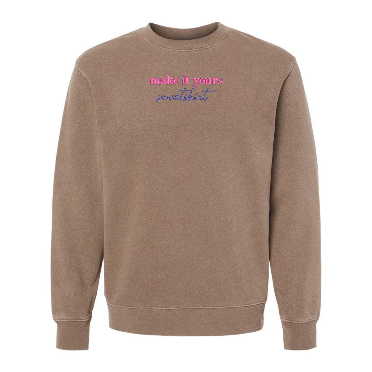 Make It Yours™ 'Sweatshirt' Cozy Crew - United Monograms