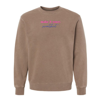 Make It Yours™ 'Sweatshirt' Cozy Crew - United Monograms