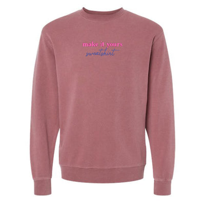 Make It Yours™ 'Sweatshirt' Cozy Crew - United Monograms