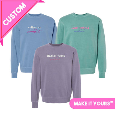 Make It Yours™ 'Sweatshirt' Cozy Crew - United Monograms