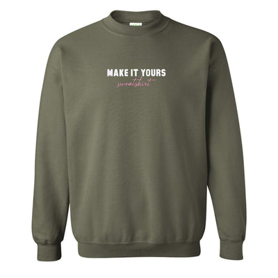 Make It Yours™ 'Sweatshirt' Crewneck Sweatshirt - United Monograms