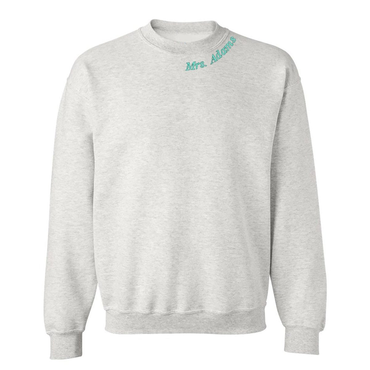 Make It Yours™ Teacher Collar Crewneck Sweatshirt - United Monograms