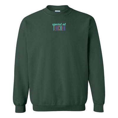 Make It Yours™ Teacher Crewneck Sweatshirt - United Monograms