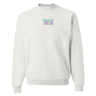 Make It Yours™ Teacher Crewneck Sweatshirt - United Monograms