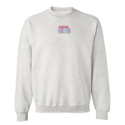 Make It Yours™ Teacher Crewneck Sweatshirt - United Monograms
