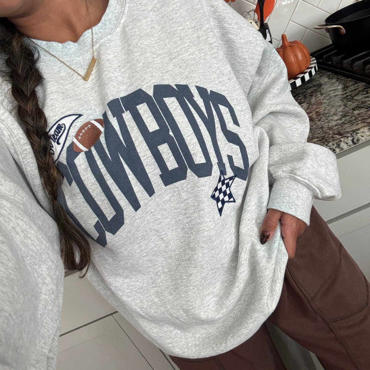 Make It Yours™ 'The Winning Team' Crewneck Sweatshirt - United Monograms