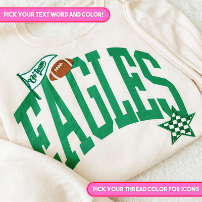 Make It Yours™ 'The Winning Team' Crewneck Sweatshirt - United Monograms